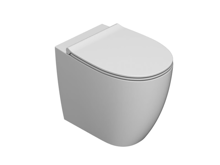 4ALL - MD005 - Rimless Floor mounted ceramic toilet _ Ceramica Globo